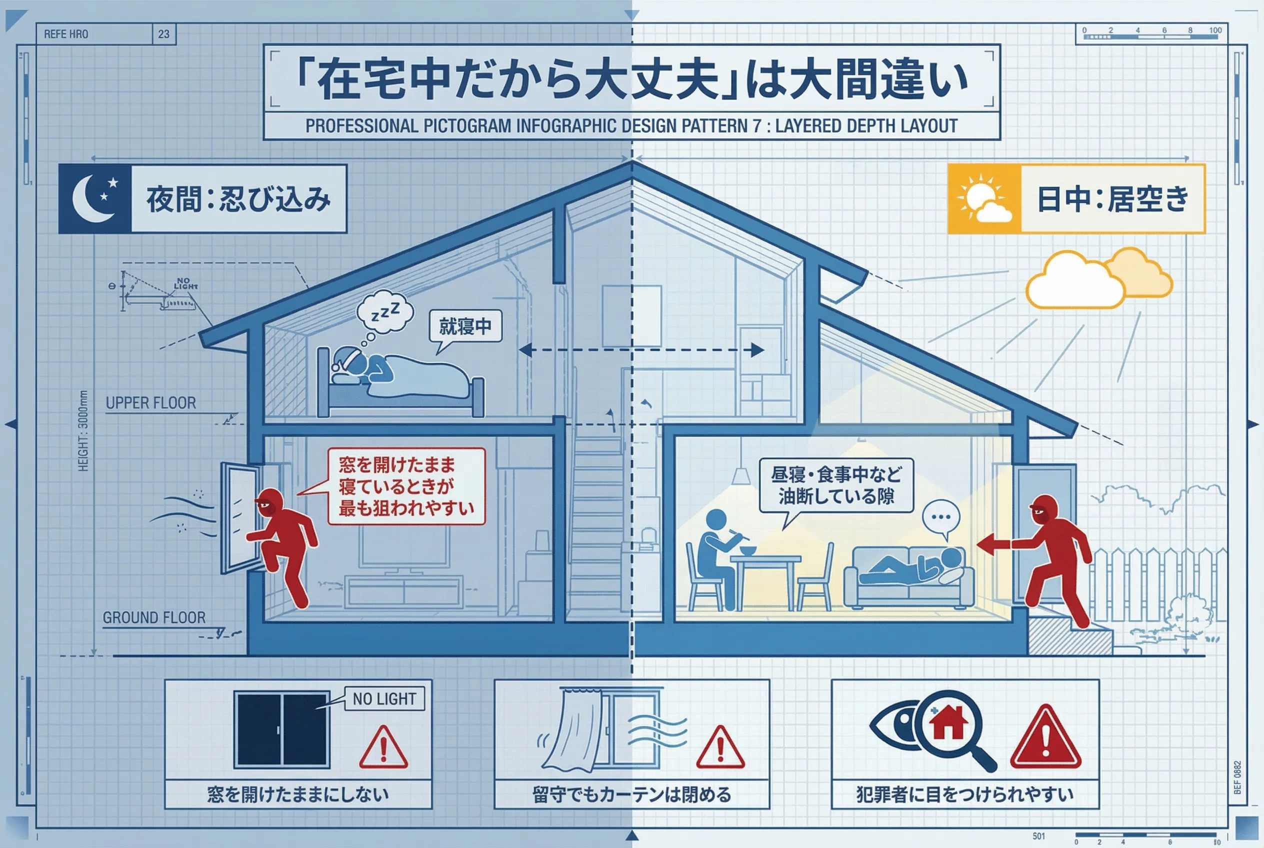 侵入窃盗犯の侵入方法