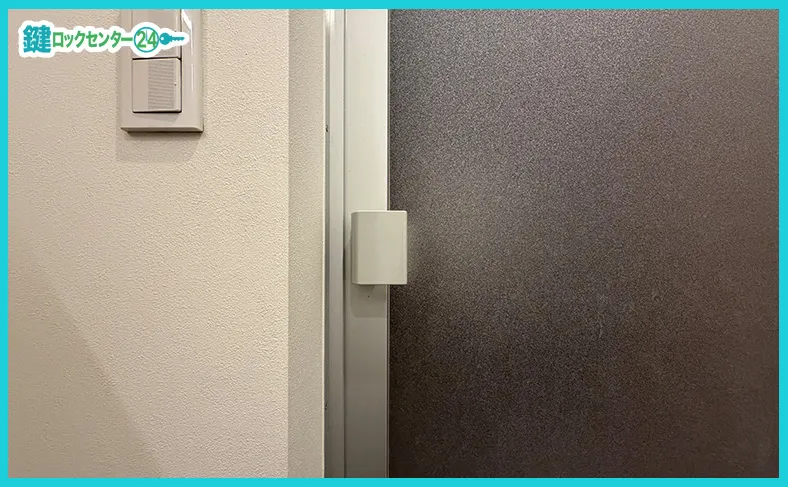 開き戸×間仕切り錠