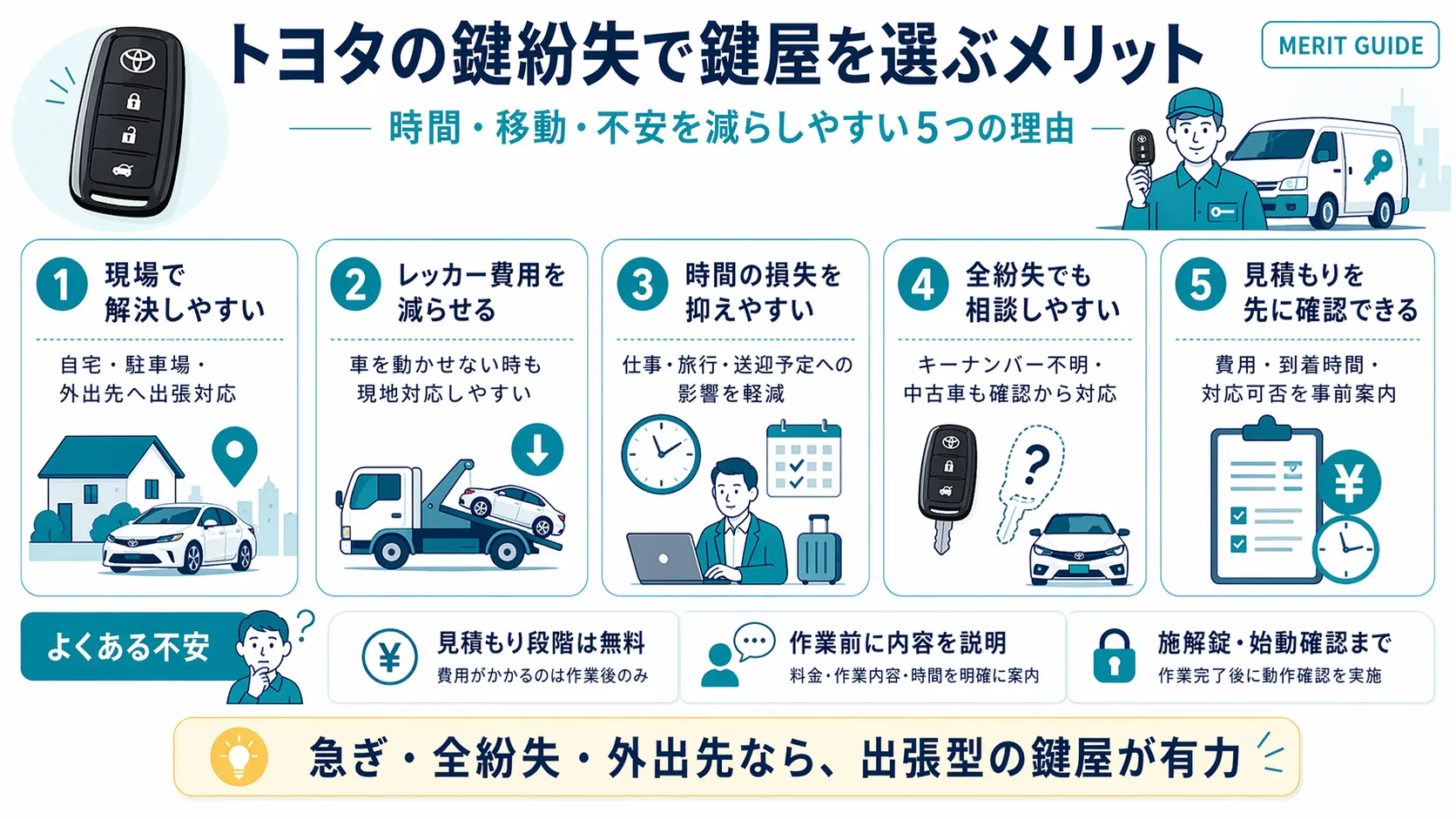 鍵ロックセンター24が選ばれる理由