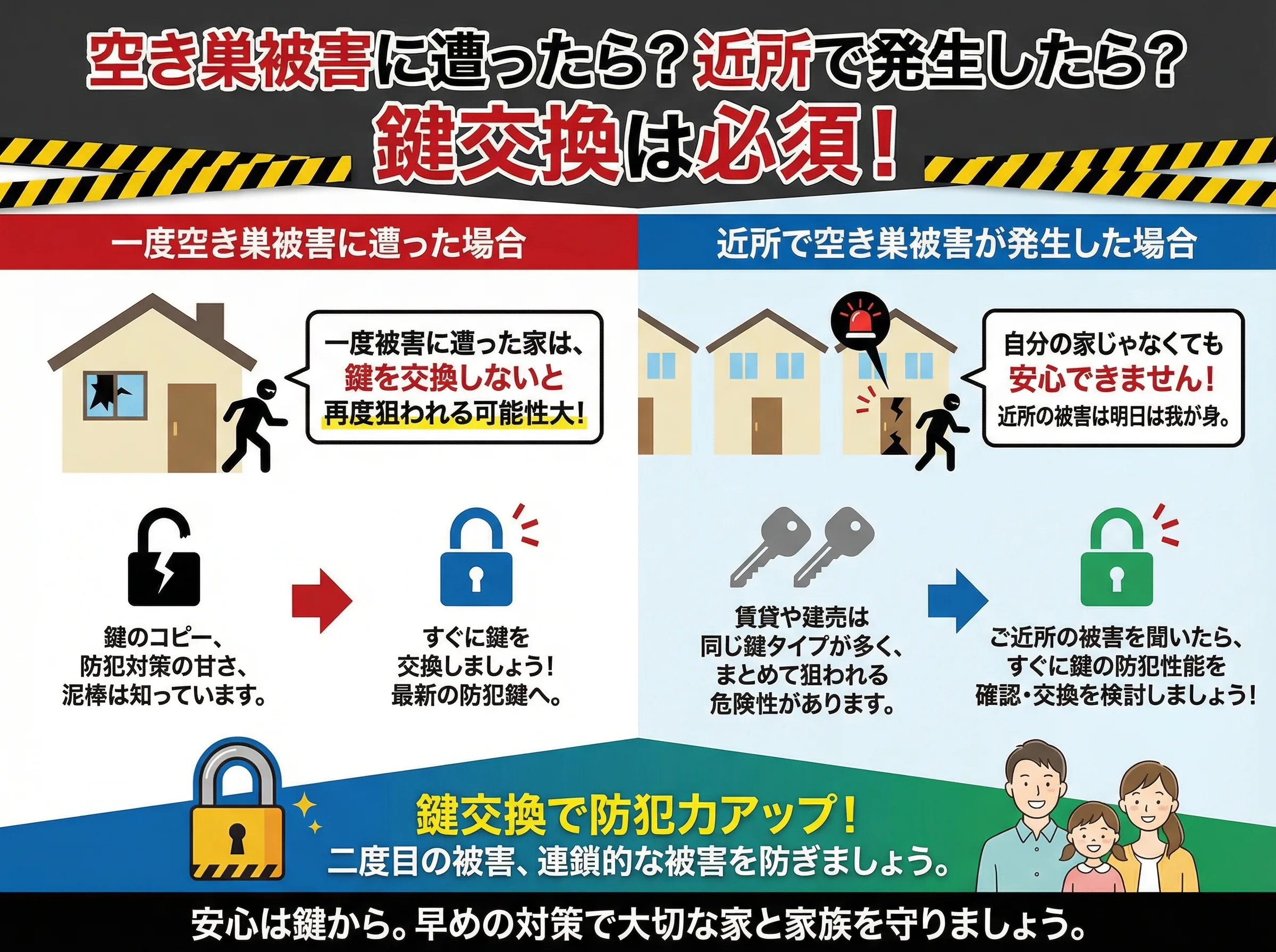 空き巣被害について