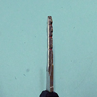 鍵が変形、摩耗している