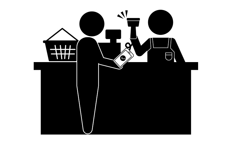 店での支払い時