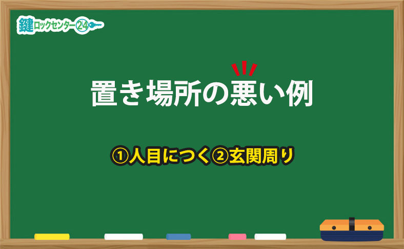 置き場所の悪い例